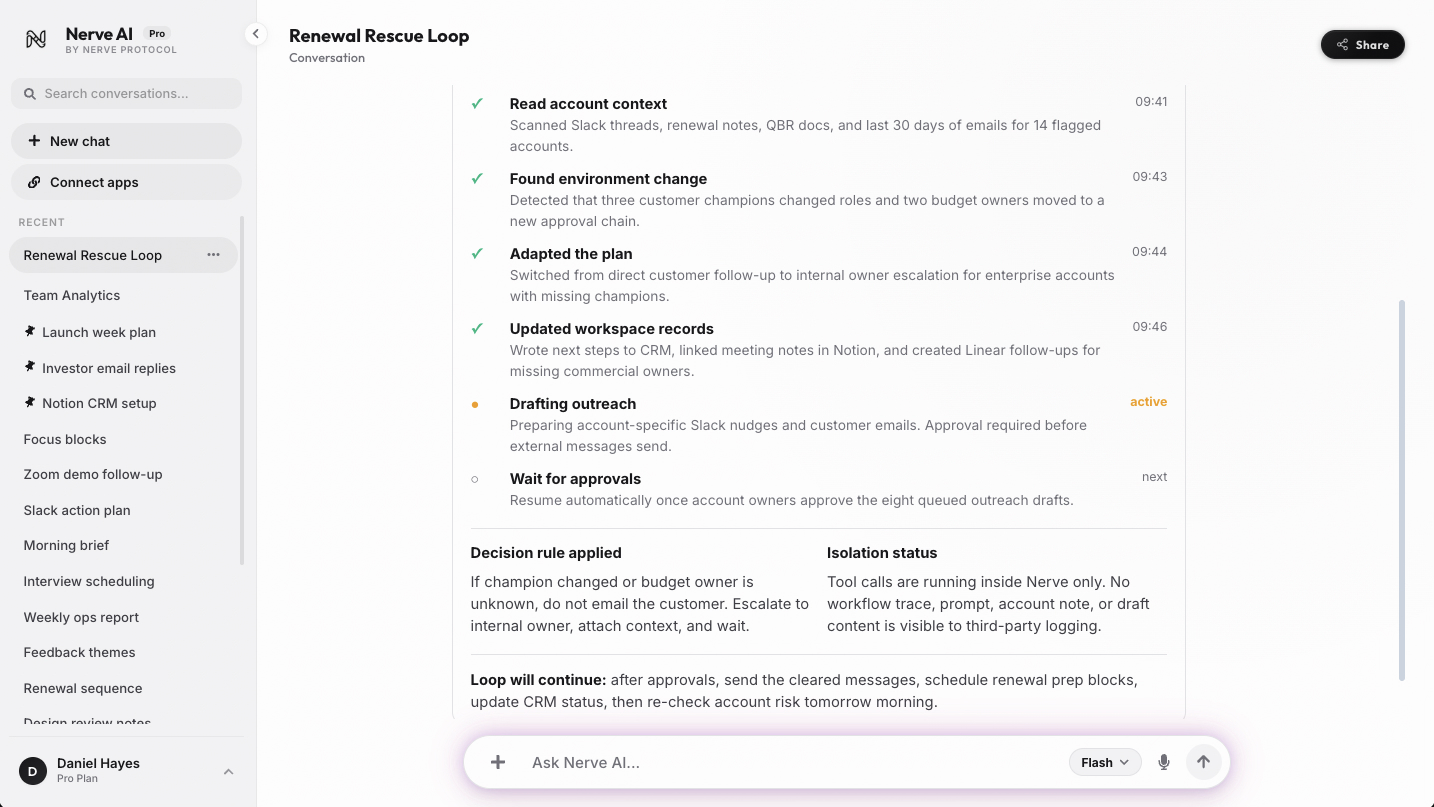 Autonomous Workflows